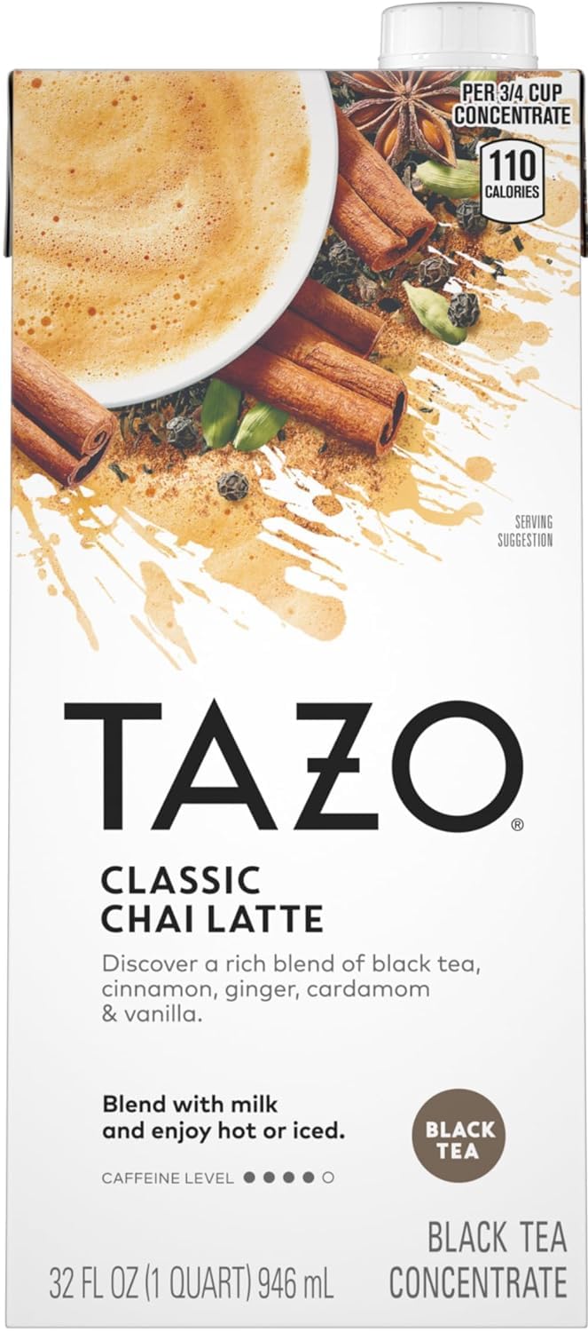 Amazon.com : Azeko TAZO Classic Chai Latte Black Tea Concentrate